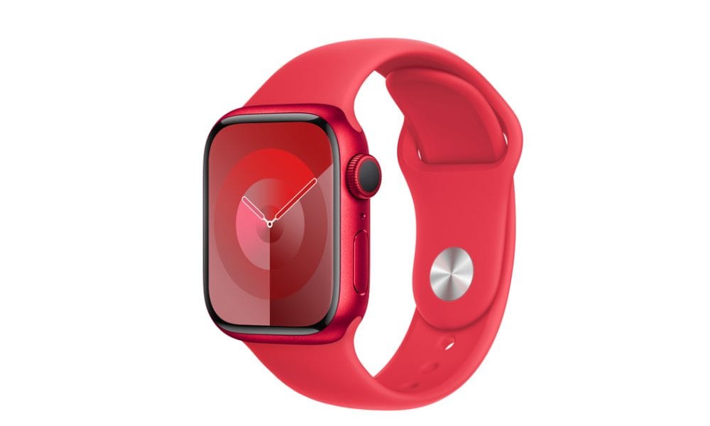red apple watch series 9