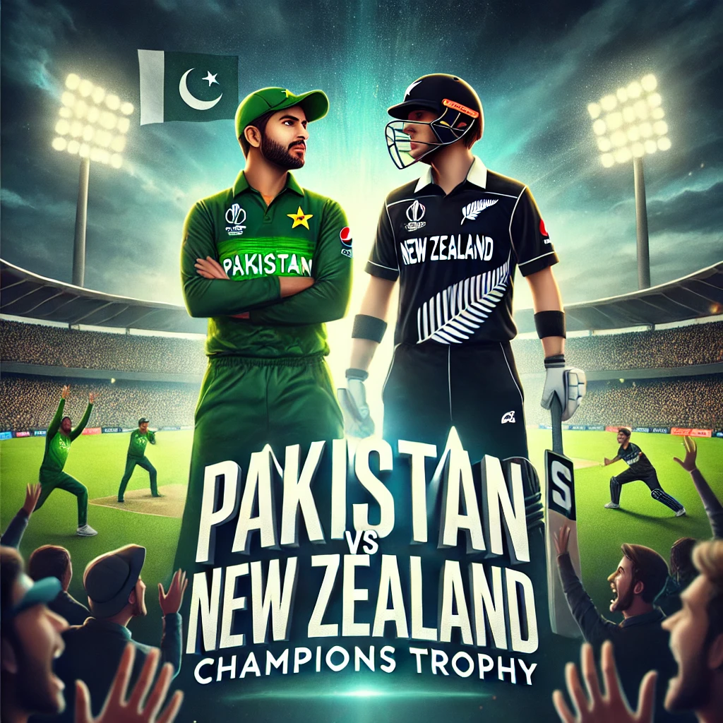 “Pakistan vs New Zealand Champions Trophy”